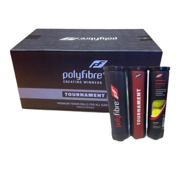 Tennisball polyfibre Tournament 4er Dose, 72 Stk. Paket