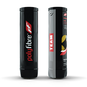 Tennisball polyfibre Team 4er Dose