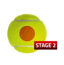Tennisball polyfibre Einsteiger, 72 Stk. Paket (orange)