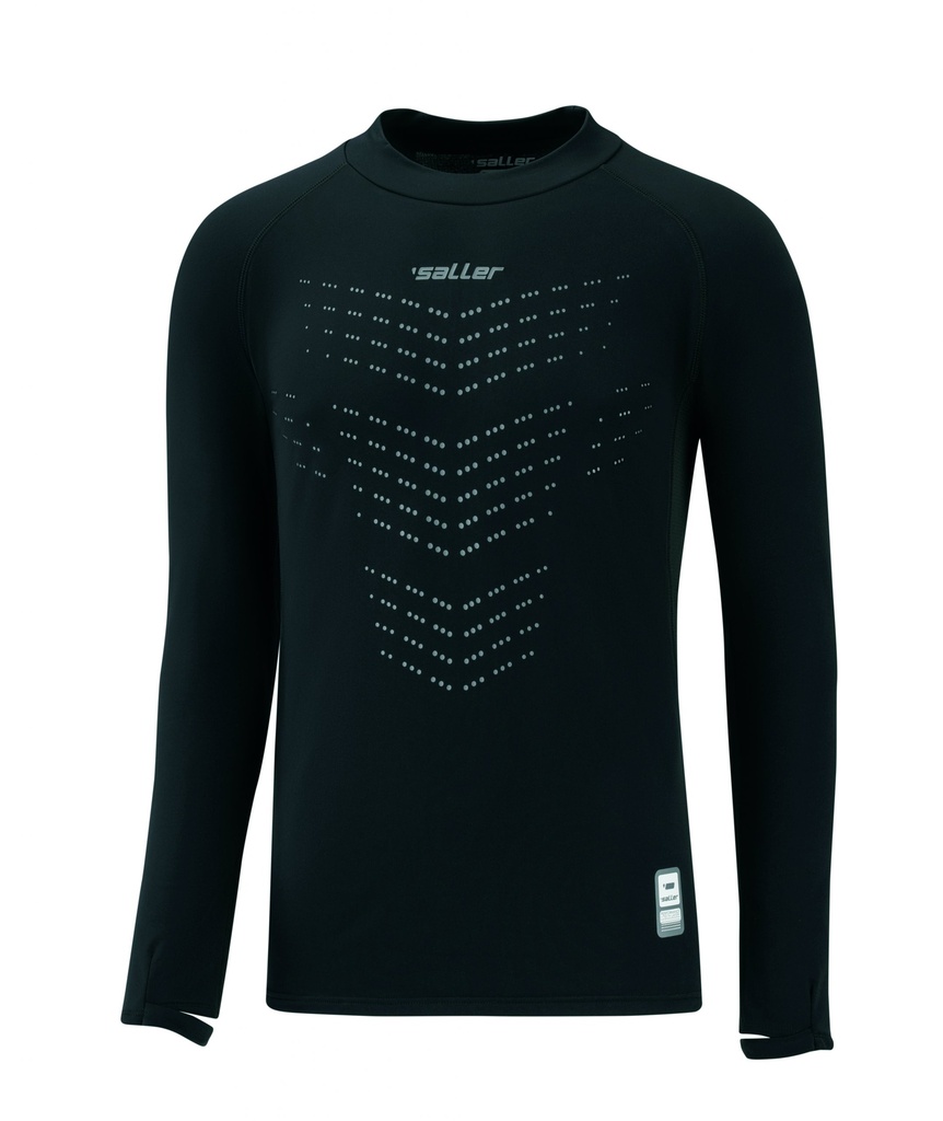 [SAL9949] Kompressions-Shirt sallerThermoBaseLayer warm (350 schwarz)