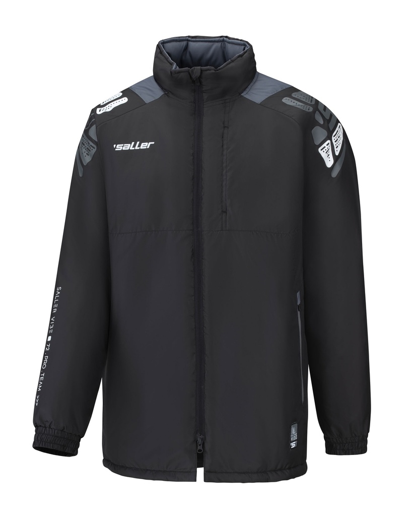 [SAL7430-390-kids] Kinder Winterjacke sallerVIBE (390 schwarz-grau-weiß)