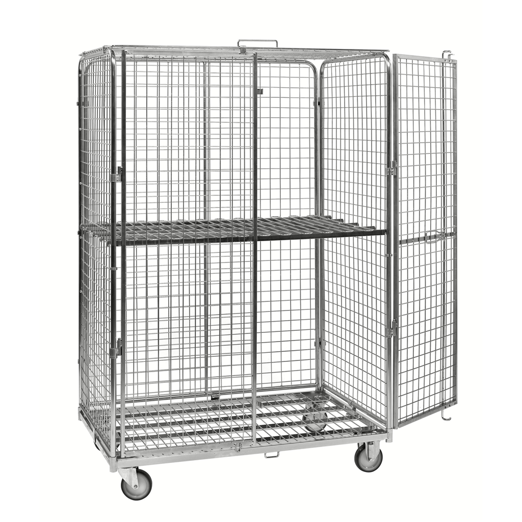 [SPF068020] Gitterschrank fahrbar, 2 türig