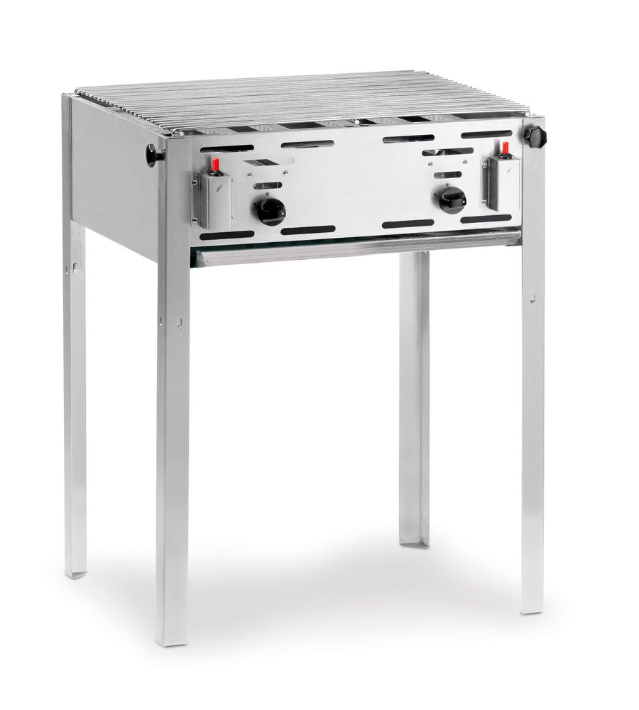 [HEN154717] Gas-Grill-Master Maxi, HENDI, 11,6kW, 650x540x(H)840mm