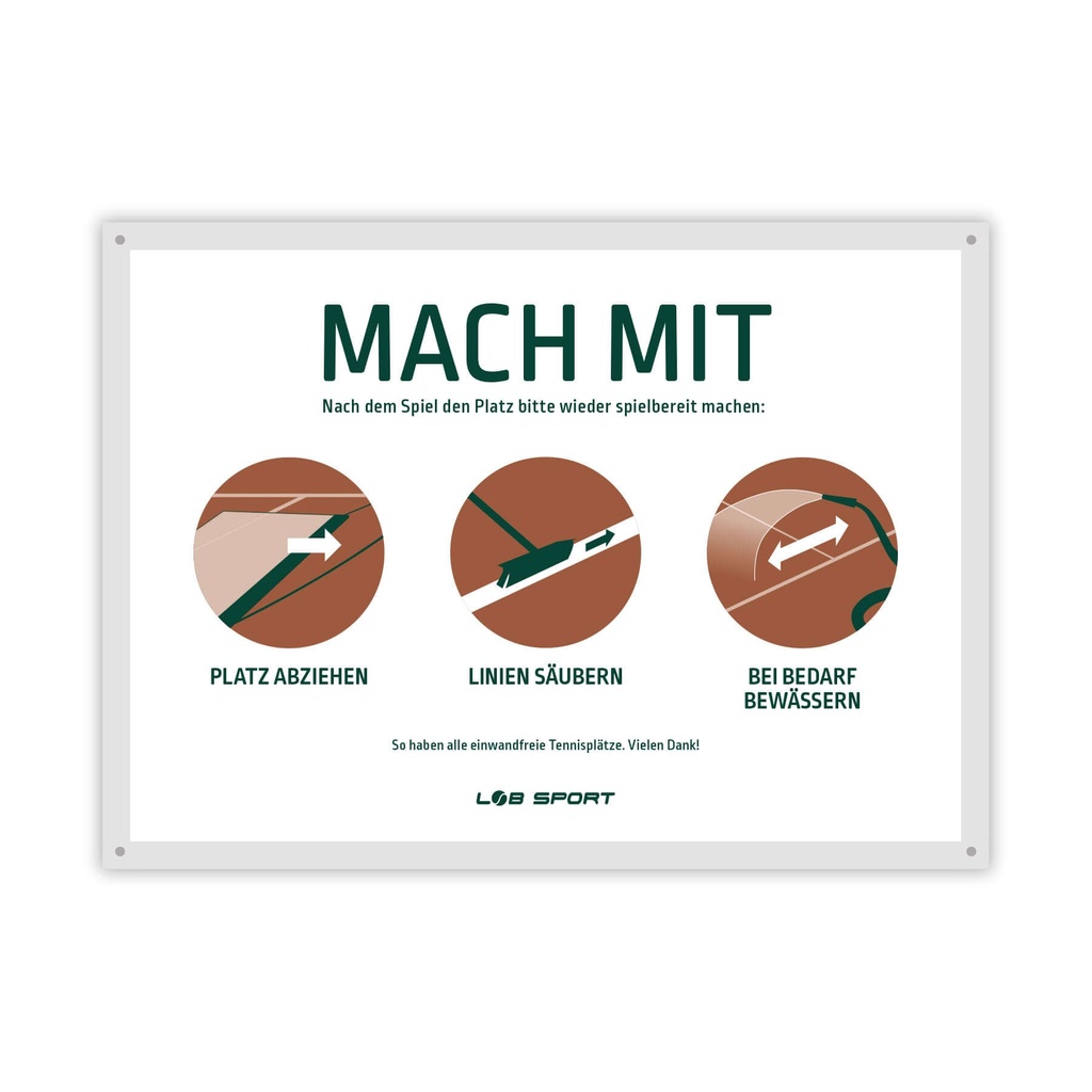 [LOB49105] Hinweisschild MACH MIT