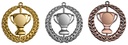 Zamak-Medaille Ø85mm 9333, drehbar