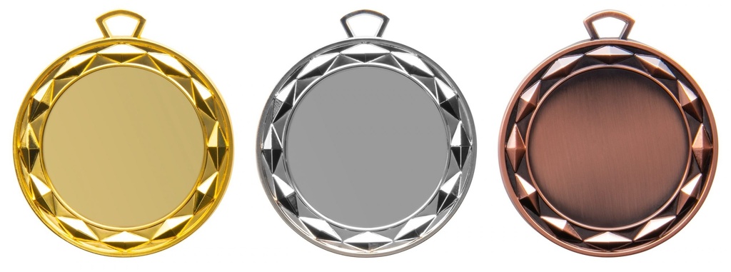 [STI9327s] Zamak-Medaille Ø70mm 9327 (silber)