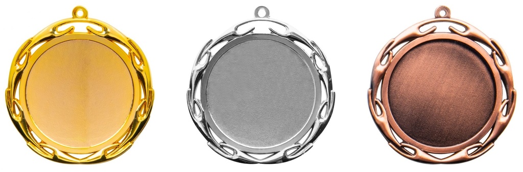 [STI9322s] Zamak-Medaille Ø70mm 9322 (silber)