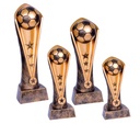 Resintrophäe Fussball 4er-Set