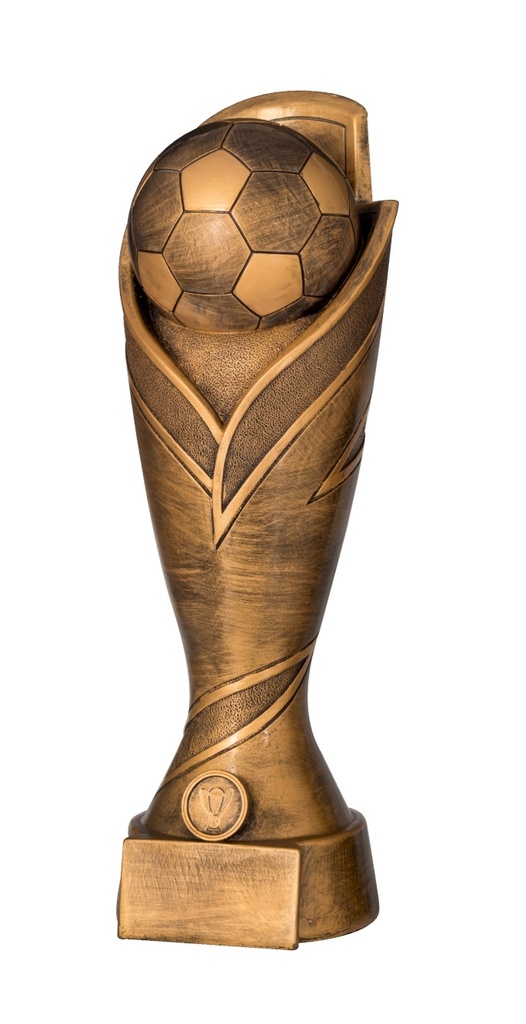 [STI39398] Resintrophäe Fussball (22 cm)