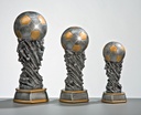 Resintrophäe Fussball 3er-Set