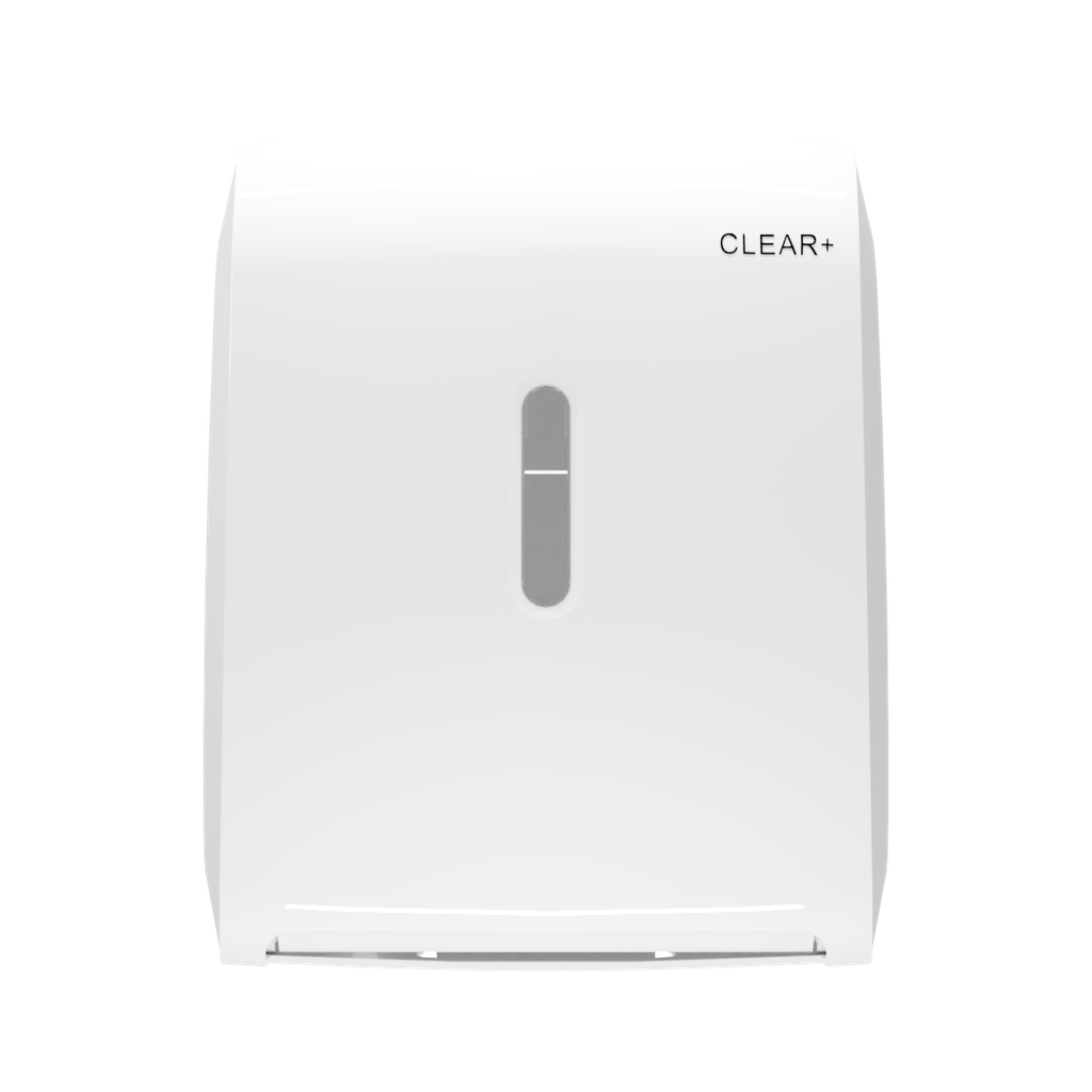 [CWS1701517] Clear+ Handtuchrollen-Spender weiß