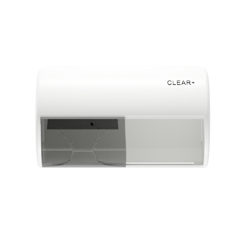 [CWS1701669] Clear+ Toilettenpapierspender weiß