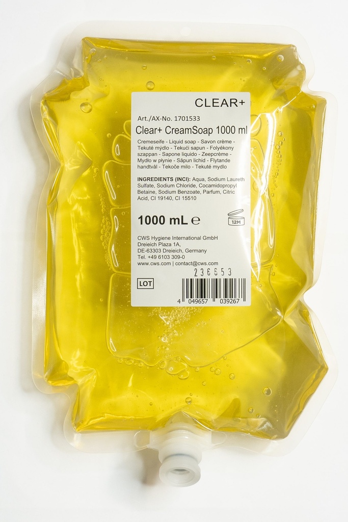 Clear+ Cremeseife 1000ml, 4er Pack