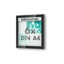 Outdoor-Designwandschaukasten Visus 53 E, Ganzglasfront