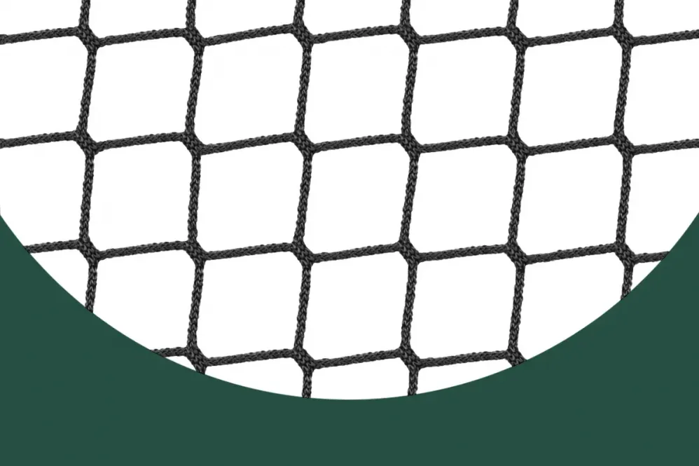[SCHH60S1280] Tornetz für Minifußballtore, Auslage 70/70 cm, schwarz Schäper (120x80cm)