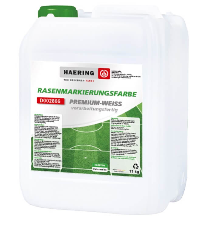 Rasenmarkierfarbe für Naß-Markierungswagen, 11 kg Fertiggemisch