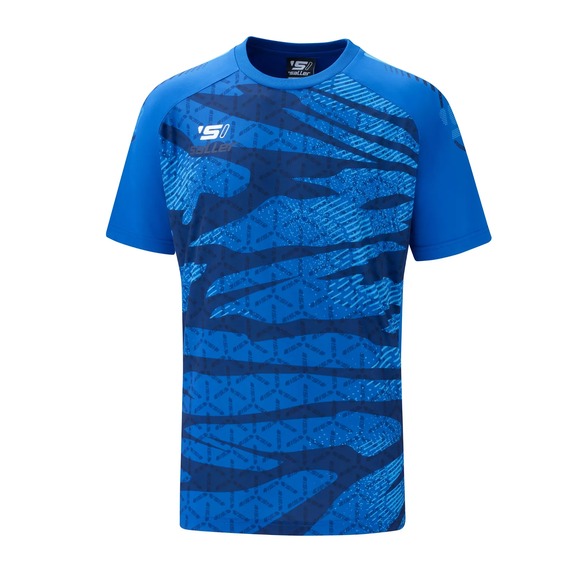 [SAL7520-118] Trainingsshirt sallerS1 (118 blau-marine-weiß)