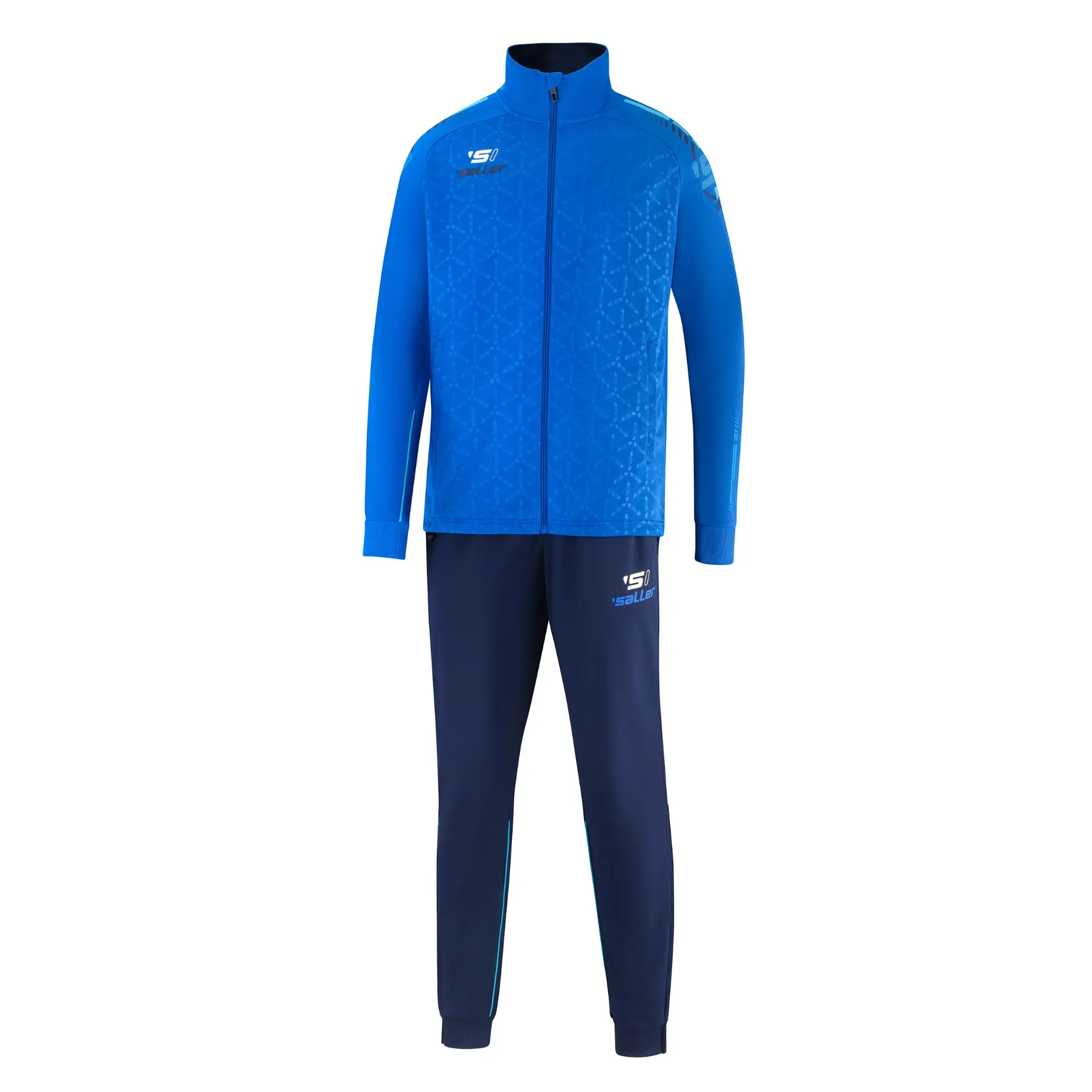 [SAL6620-118] Präsentationsanzug sallerS1 (118 blau-marine-weiß)